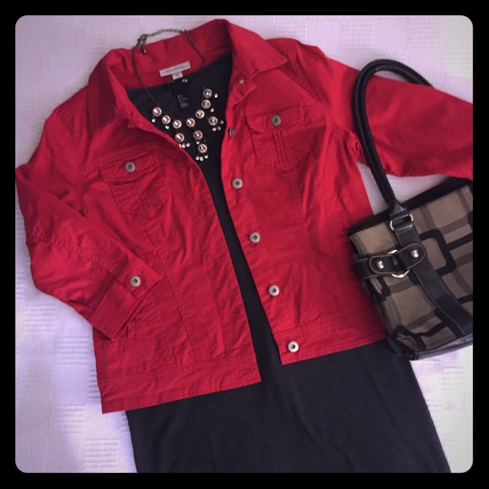 Dress Barn Denim Style Jacket